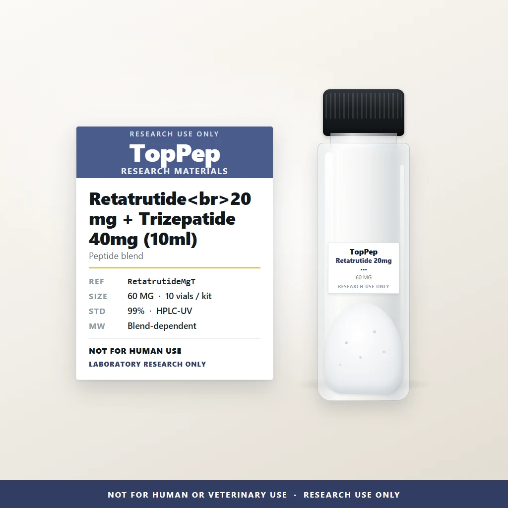 RetatrutideMgT — Peptide blend reference material