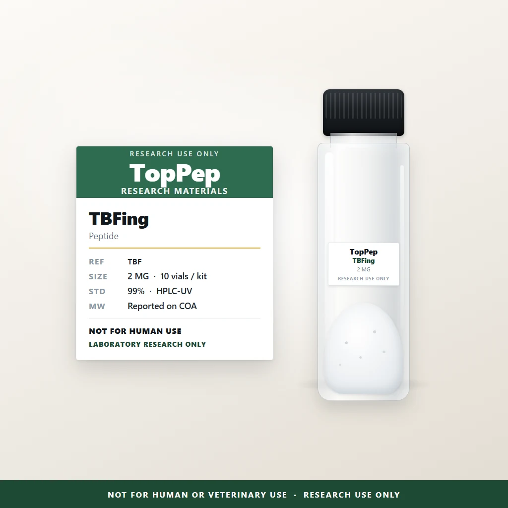 TBF — Peptide reference material